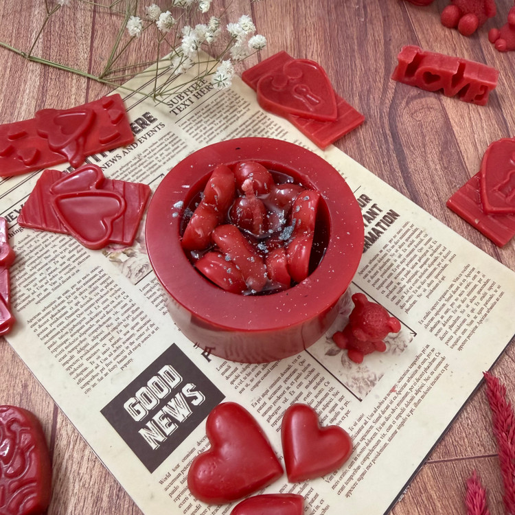 شات شمع قلب