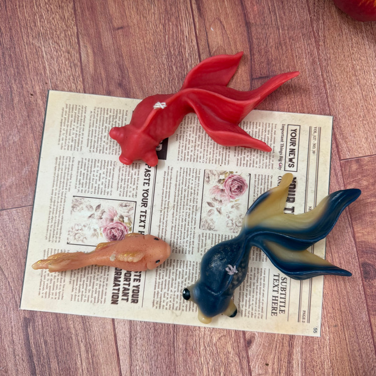 شمع ماهی گلی